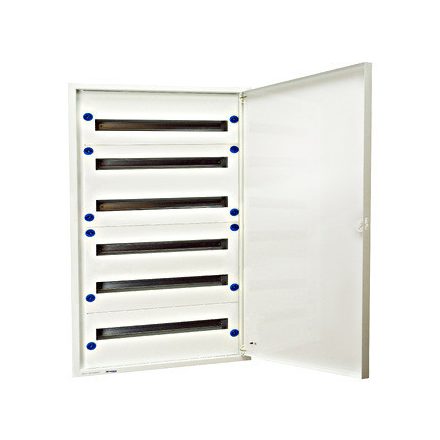 Modul160 süllyesztett szekrény 6x33KE, teli ajtóval