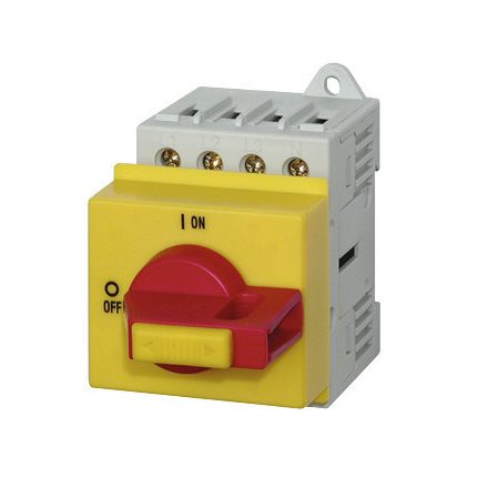 Vész-ki főkapcsoló, 0-1, sorbaépíthető, 4p, 80A/AC23 22kW