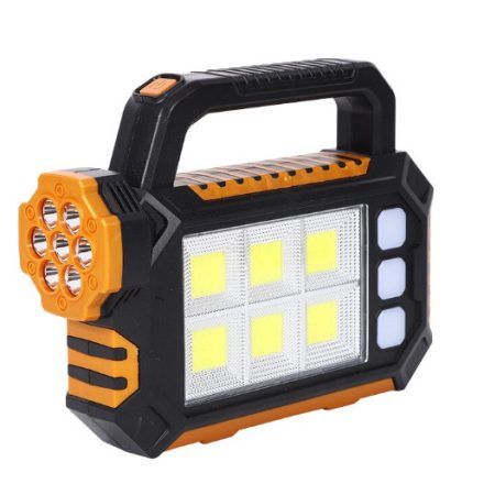 COB LED lámpa – napelemes és USB-ről is tölthető